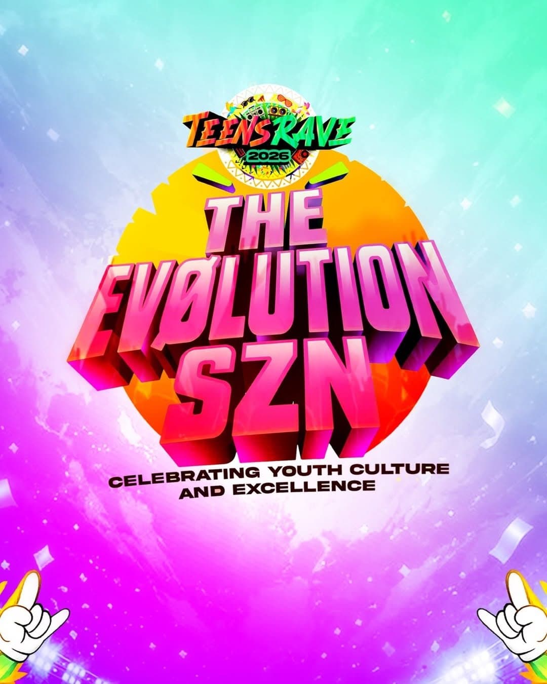 Teensrave 2026 The Evolution SZN poster